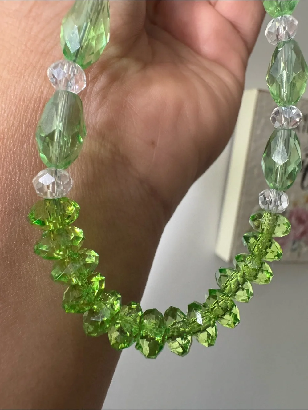 Bling Bling Crystal and Green Phone/Key/Bag Chain #P1080